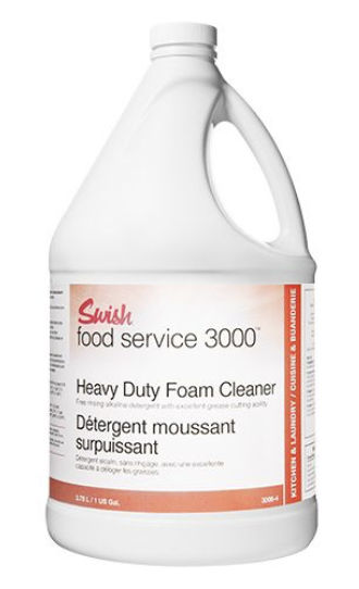 CLEANER DEGREASER FOAM FOOD SERVICE 3000 4LT 4 JUGS/CS