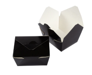 CONTAINER PAPERBOARD FOLDTOP #1 BLACK (HPE-BPRB-1) 450/CS HYPAX