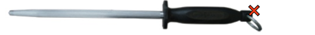 STEEL 12" ROUND BLACK ECONO (13904) GREBAN