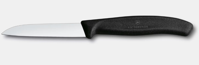 KNIFE PARING 3.25" SHEEPS FOOT STRAIGHT BLADE BLACK (6.7403) VICTORINOX