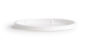 LID PLASTIC WHITE RECESSED 817 (486A) 1000/CS PLASTIPAK
