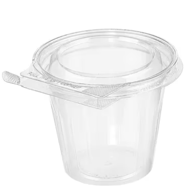 CONTAINER PARFAIT WITH FLAT LID 12oz (TS12CCR) TAMPERSEAL 256/CS INLINE