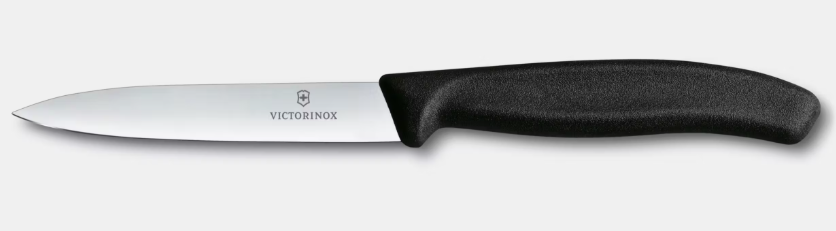 KNIFE PARING 4" STRAIGHT EDGE BLACK (6.7703) VICTORINOX