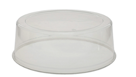 LID PLASTIC DOME CLEAR SMOOTH WALL DEEP 5" (Y1050PD) FOR 8" CAKE BASE 100/CS ^ ^