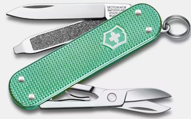 KNIFE POCKET SWISS ARMY CLASSIC SD ALOX MINTY MINT (6221.221G) *SALE*