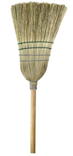 BROOM CORN INDUSTRIAL 1 1/8" HANDLE (763) WOLF