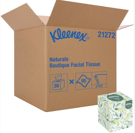 TISSUE FACIAL 2PLY SOFTBLEND (21272) 36BX/CS KLEENEX