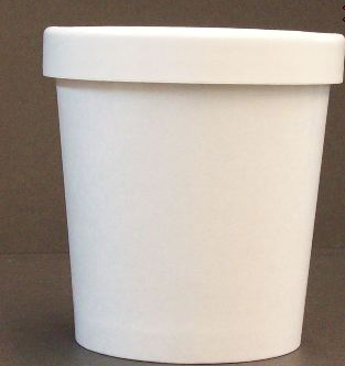 CONTAINER PAPER FOOD COMBO WHITE 16 OZ (KHB16A-2050) 250/CS VIC BAY ^^