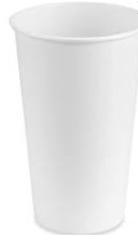 CUP HOT DRINK PAPER WHITE 12oz 50/SL 1000/CS 511