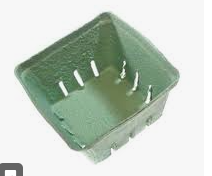 BOX BERRY QUART GREEN FIBRE (44020) 250/CS CKF