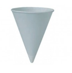 CUP PAPER CONE 4OZ (4BR2050) 25X200CT 5M/CS SOLO