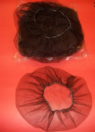 HAIRNET BROWN 21" SOFT NYLON (109HP-21BRC) 100/PKG 20PKG/CS HY FIVE