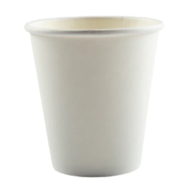 Hot Paper Cup Single Wall 8oz Plain 50x20 1000/case