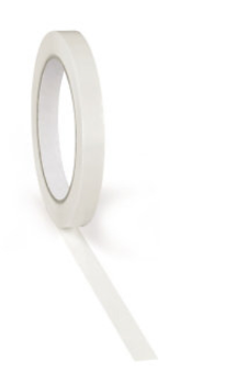TAPE PVC 9MMX66M 3" CORE WHITE (C2940966) 192 /CS PVC TAPES