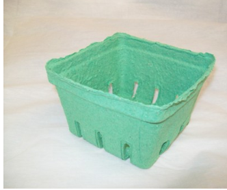 BOX BERRY PINT GREEN FIBRE(44010) 500/CS CKF