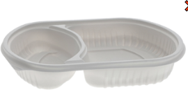 CONTAINER ENTREE 2 COMPARTMENT 21/10 OZ (0CN846370000) 250/CS PACTIV ^^