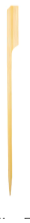SKEWER RIFLE BAMBOO 6" 100x25 2500/CASE