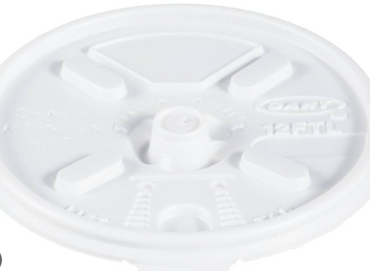LID PLASTIC TEAR TAB (12FTL)  1M/CS 10X100/CT 1M/CS DART