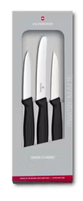 KNIFE PARING SET BLACK 3PIECES (6.7113.3G) VICTORINOX