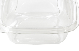 CONTAINER SQUARE BOWL CLEAR 5" 16OZ (SAC0516) 8x63 504/CS PACTIV ^^
