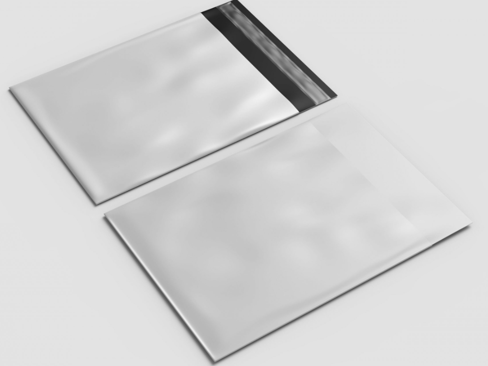 COURIER ENVELOPE 7.5" x 10.5" POLY GREY SELF SEAL (PM-C075) 1000/CS