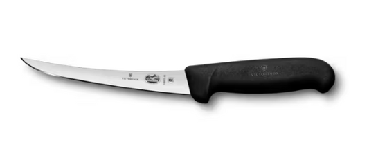 KNIFE BONING 6" CURVED BLADE SEMI-STIFF P/H (5.6603.15/40515) VICTORINOX