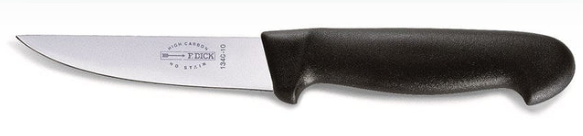 KNIFE POULTRY 4" STRAIGHT BLADE BLACK HANDLE (81340100) F. DICK