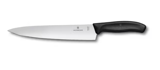 KNIFE CARVING SWISS CLASSIC P/H BLACK (6.8003.226) VICTORINOX