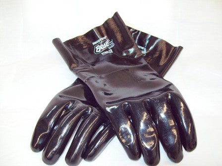 GLOVES 14" ULTRA FLEX NEOPRENE BLACK GAUNTLET (15D-6784)  PR ^^