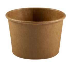 CONTAINER PAPER 8OZ KRAFT  (HPE-PBWL08) 50X20 1000/CS