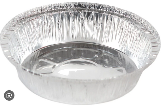 FOIL CONTAINER ROUND TAKEOUT  7" (527B) 500/CS WESTERN