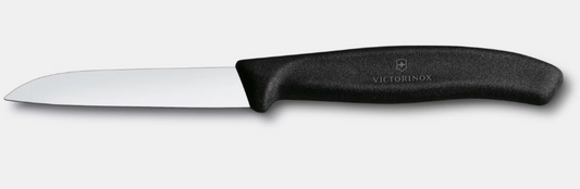 KNIFE PARING 3.25" SHEEPS FOOT STRAIGHT BLADE BLACK (6.7403) VICTORINOX
