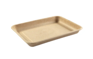TRAY FIBRE 2D  *ECO* 8.9 X6.5 X 1" BEIGE  500/CS 511
