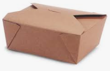 CONTAINER *ECO* PAPERBOARD BIOPLUS #8 KRAFT300/CS FOLDPAK/ HY PAX