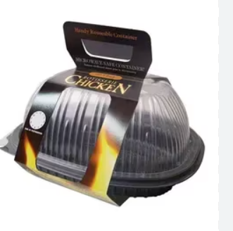 CARDBOARD SLEEVE WITH HANDLE FOR  CHICKEN DOMES (1512) 250/CS ASTRO BOX
