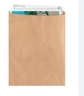 BAG PAPER KRAFT NOTION 7x10.5   (030250) 500/BDL