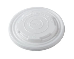 LID COMPOSTABLE FOR FC 12-32OZ PAPER HOT FOOD CLEAR (CFCL1232-CA) 500/CS