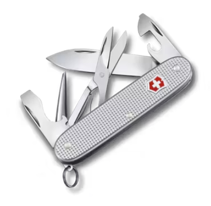 KNIFE POCKET "THE PIONEER" SILVER ALOX LTD EDIT. (0.8231.L22) SWISS ARMY