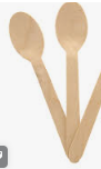 CUTLERY WOODEN SPOON (100/PKG 2000/CS)   ECO GUARDIAN