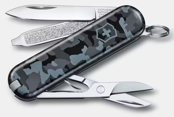 KNIFE POCKET SWISS ARMY CLASSIC CAMO (0.6223.942) VICTORINOX  *SALE*