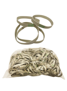 ELASTICS WHITE ASPARAGUS #63  1LB/PKG 25LB/CS