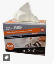HYDRO XTREME - WHITE WIPER 9"x16.5", POP UP(100x9) 54GSM -900/case