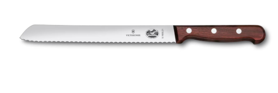 KNIFE BREAD 8" ROSEWOOD HANDLE (5.1630.21R-X1) VICTORINOX