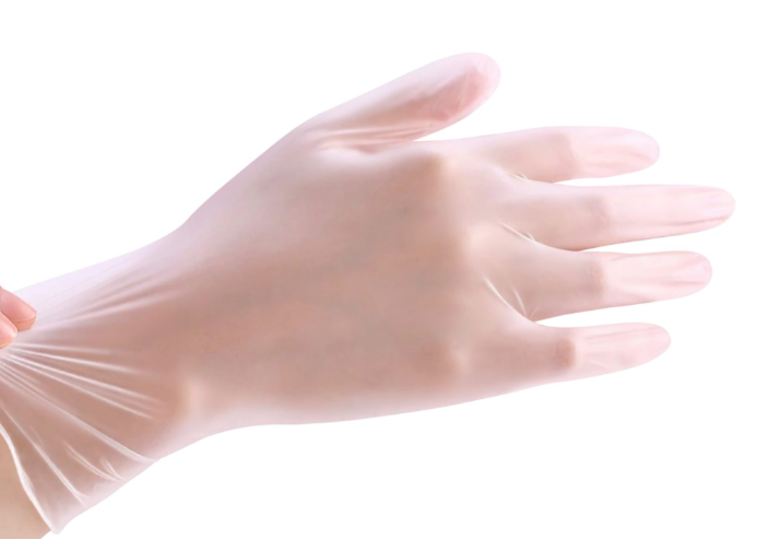 GLOVES VINYL WITH POWDER SIZE MEDIUM (12-910010)DIRMARK 100/BX 10BX/CS