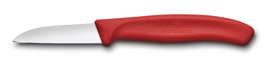 KNIFE PARING 3.25"  RED NYLON HANDLE  (50601)  VICTORINOX