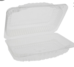 CONTAINER LUNCHBOX COMBO HINGED SHALLOW (YTV0209NP)  510/CS PACTIV
