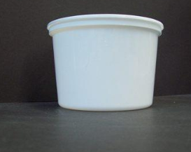 CONTAINER PLASTIC WHITE 16oz (204A / 9016W) 500/CS PLASTICPAK