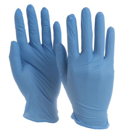 GLOVES BLUE NITRIL PF  EXTRA EXTRA LARGE (15I-700PFXXL) 100/BX 10BX/CS TUFF