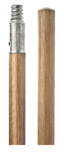 HANDLE WOOD 54" STEEL THREADED TIP (0060) EA
