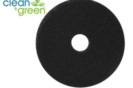 FLOOR PAD BLACK STRIP 20" 5/CS CLEAN & GREEN